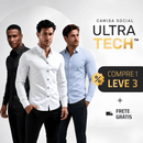 Camisa Social  Tecnológica Ultra-Tech™  (COMPRE 1 LEVE 3) + Brinde