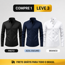 Camisa Social  Tecnológica Ultra-Tech™  (COMPRE 1 LEVE 3) + Brinde